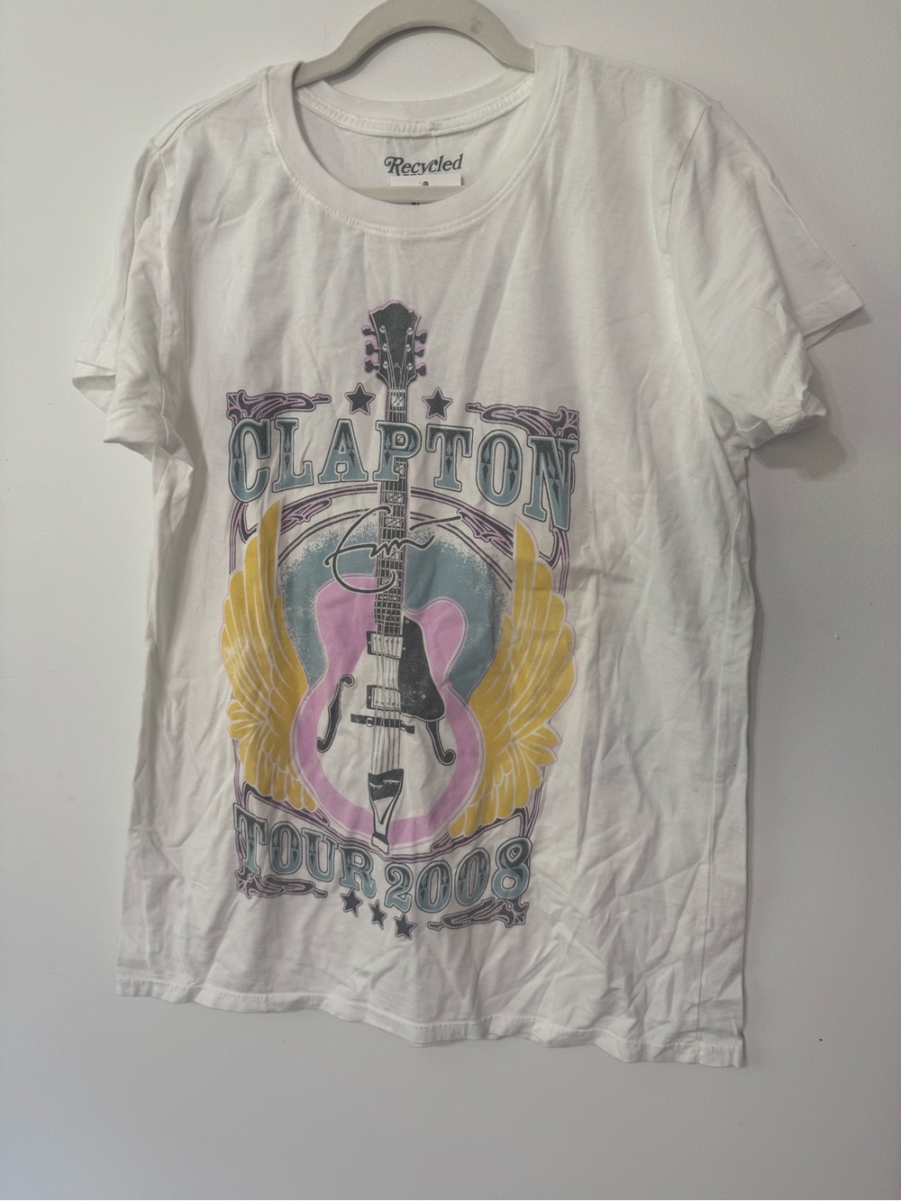 Recycled Karma OVERSIZED Eric Clapton Tour Graphic Tee